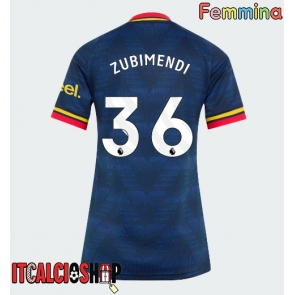 Arsenal Martin Zubimendi #36 Seconda Maglia Femmina 2026-27 Manica Corta
